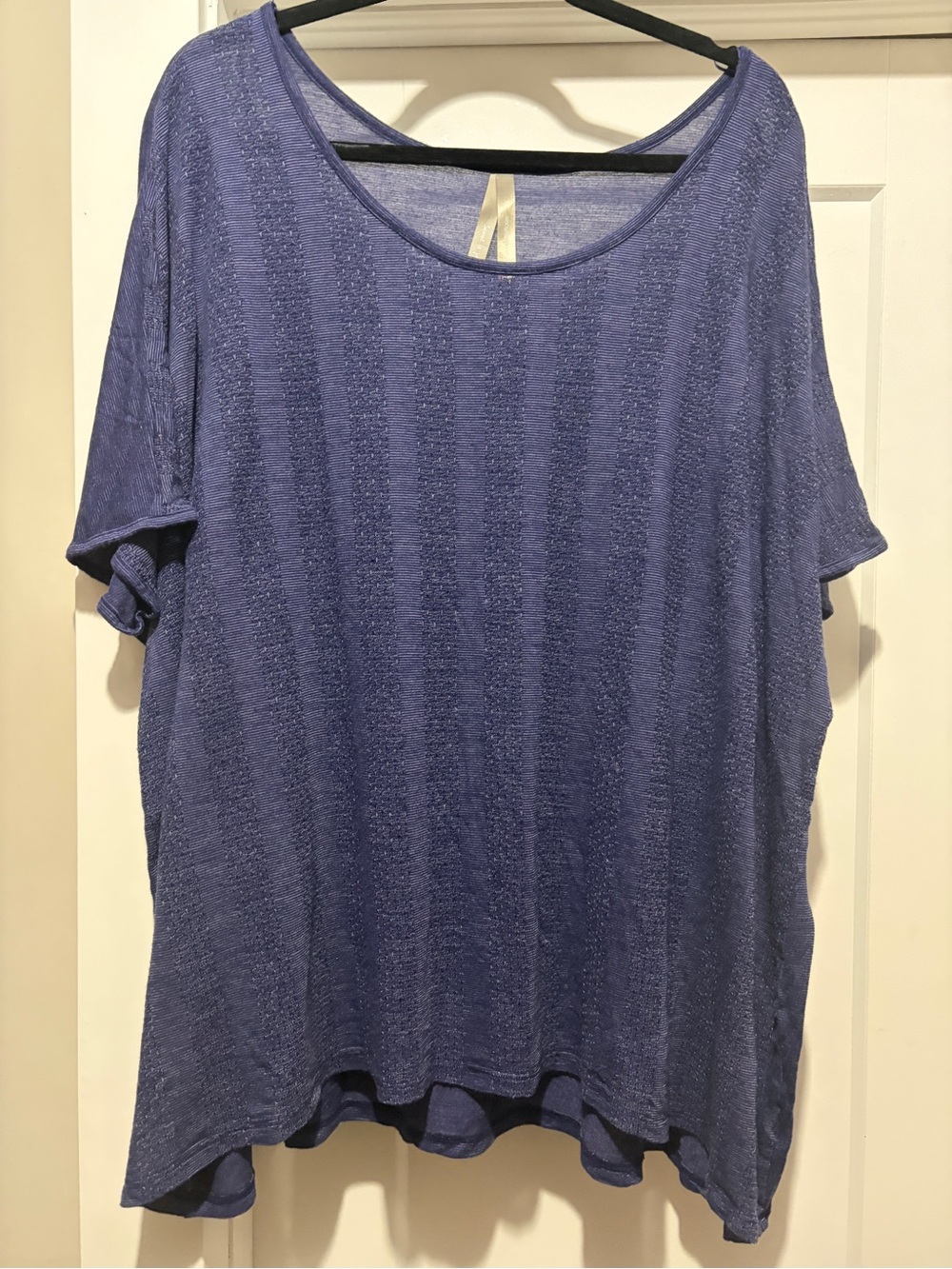 Relaxed Scoop-Neck Short Sleeve Top
